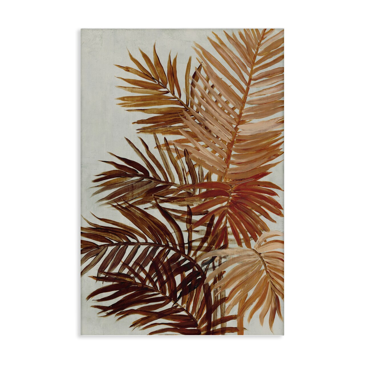 Stupell Industries Natural Palm Leaves Canvas Wall Art Design by Jacob Q
